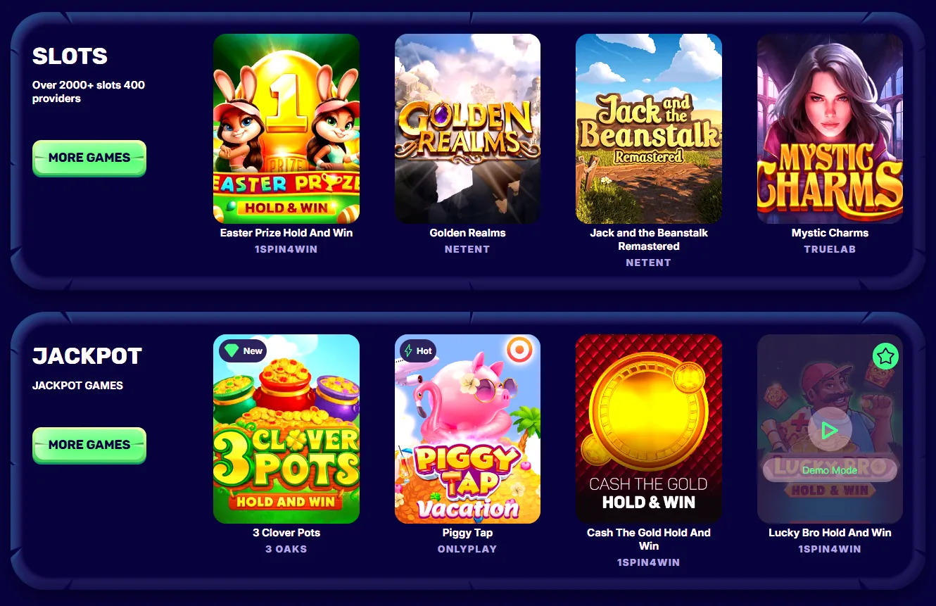 Jackpot winst op een Spin Panda gokkast